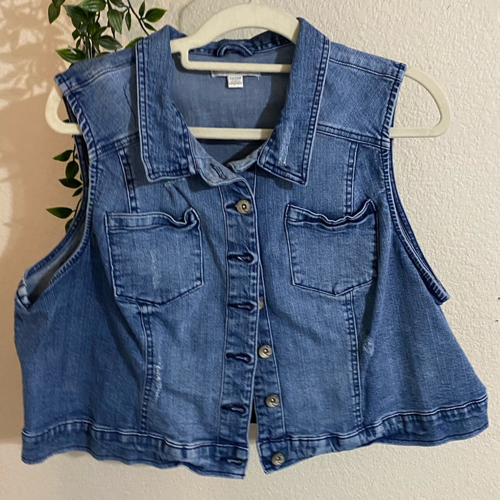 Denim vest